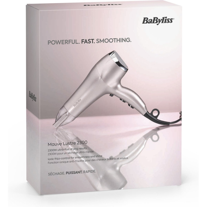 BaByliss - sèche-cheveux mauve lustre 2300 - D781E