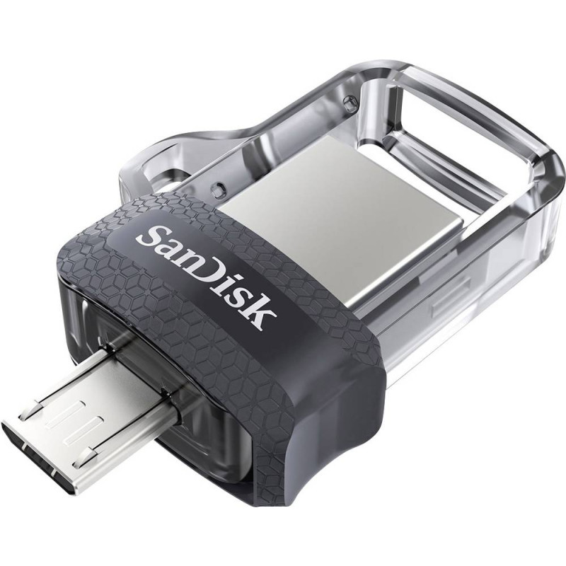 Clé USB/Micro-USB 3.0 Ultra Dual Drive m3.0, 64GB, OTG, 150MB/s, Gri - SANDISK - SAUV64MIULTRASDISK