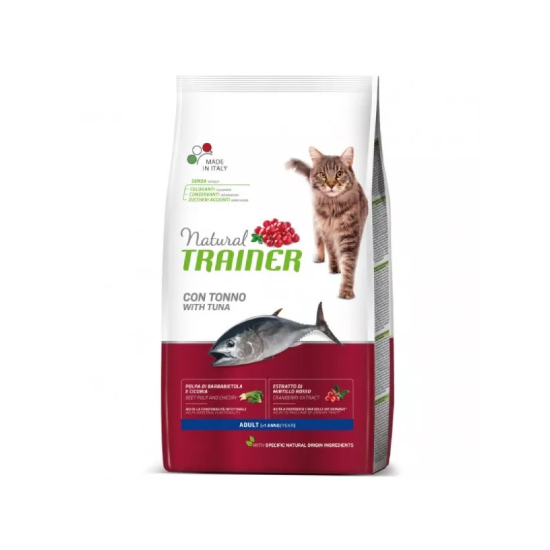 Croquette chat Adulte Thon 10Kg - NATURAL TRAINER
