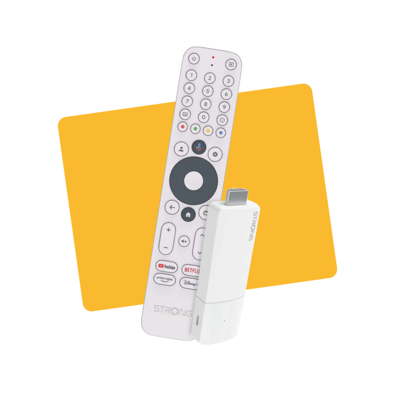 TV stick Leap Air Android TV 4K blanc - STRONG - STRONG_LEAP_AIR_ST