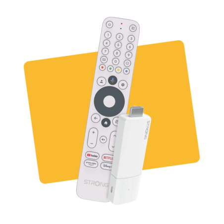 TV stick Leap Air Android TV 4K blanc - STRONG - STRONG_LEAP_AIR_ST