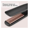 LISSEUR CERAMIQUE VAPEUR LUXE STYLER 4g/min ou 2g/min 210° 5 TEMP LED 36x15mm