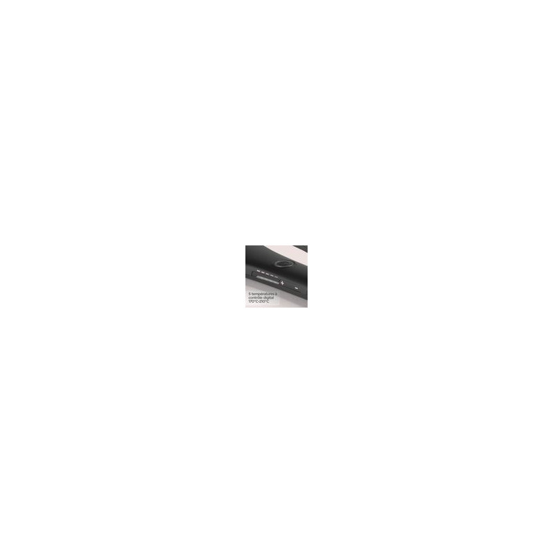 LISSEUR CERAMIQUE VAPEUR LUXE STYLER 4g/min ou 2g/min 210° 5 TEMP LED 36x15mm
