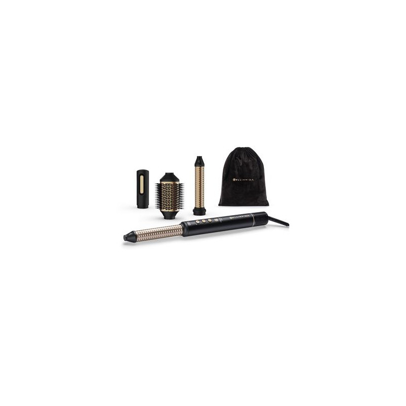 Brosse coiffante multistyler Prodigy 4-en 1 Bellissima 1200W Noir Or