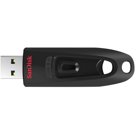 Clé USB 3.0 Ultra, 256GB, 100MB/s, Noir - SANDISK - SAUV256ULTRASDISK