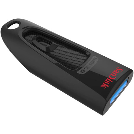 Clé USB 3.0 Ultra, 256GB, 100MB/s, Noir - SANDISK - SAUV256ULTRASDISK
