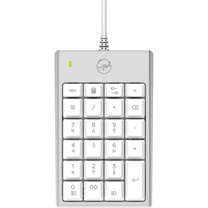 Pavé numérique filaire blanc - MOBILITY LAB - IO-ML305707MOB