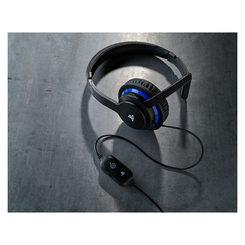 Casque gaming communicator PS4/PC noir et bleu - BIGBEN - CASQPS4OFCOMMUNICATO