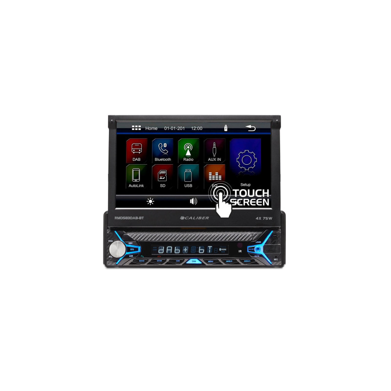 Autoradio multimédia bluetooth/Android avec écran tactile - CALIBER - ARRMD583DABCALI