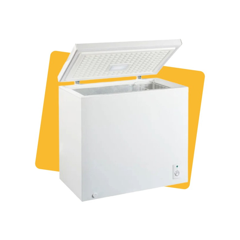 Congélateur coffre 203L Blanc - DEROSSO - DRK-CF200E