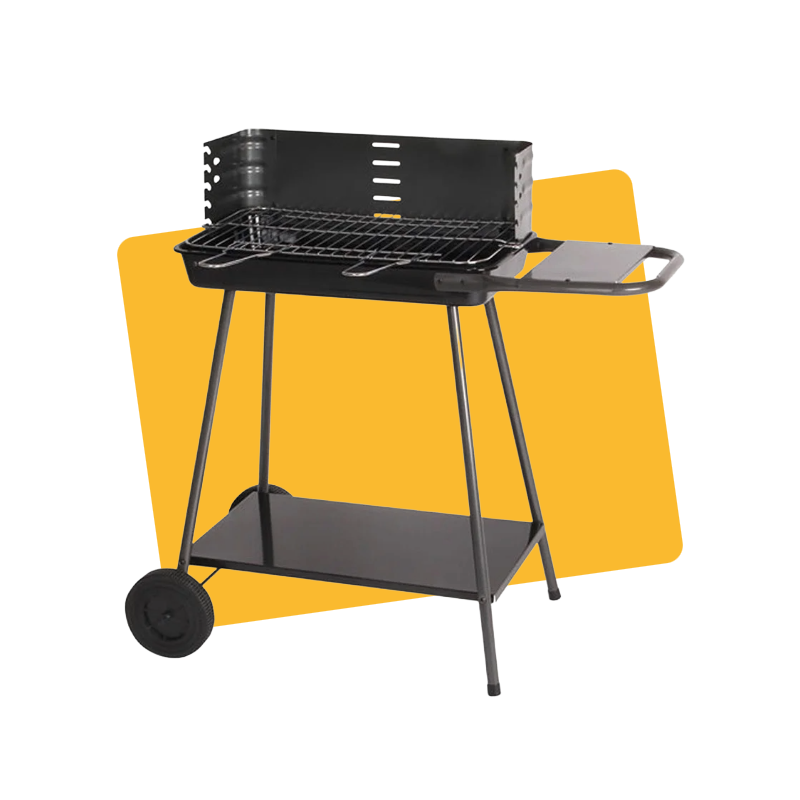 Barbecue à charbon Orlando 52x36,5 cm Noir - SOMAGIC - 33513504