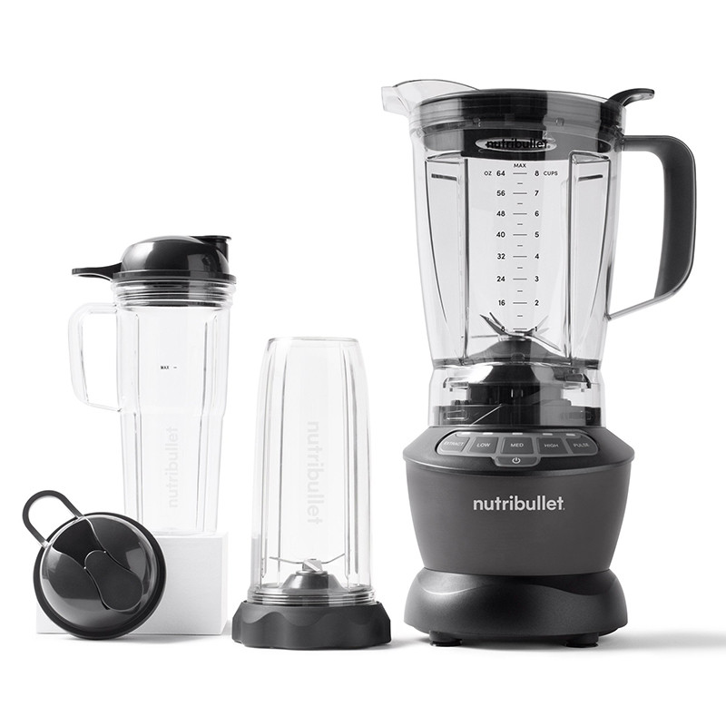 Blender Combo 1200 W 1,89 L Gris foncé - NUTRIBULLET - NBF500DG