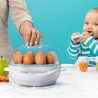 Cuiseur vapeur et stérilisateur Baby Turbo Steamer 420 W 1L Blanc/Bleu - NUTRIBULLET - BSR08N