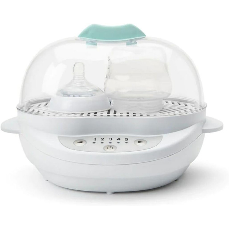 Cuiseur vapeur et stérilisateur Baby Turbo Steamer 420 W 1L Blanc/Bleu - NUTRIBULLET - BSR08N