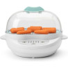 Cuiseur vapeur et stérilisateur Baby Turbo Steamer 420 W 1L Blanc/Bleu - NUTRIBULLET - BSR08N