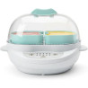 Cuiseur vapeur et stérilisateur Baby Turbo Steamer 420 W 1L Blanc/Bleu - NUTRIBULLET - BSR08N