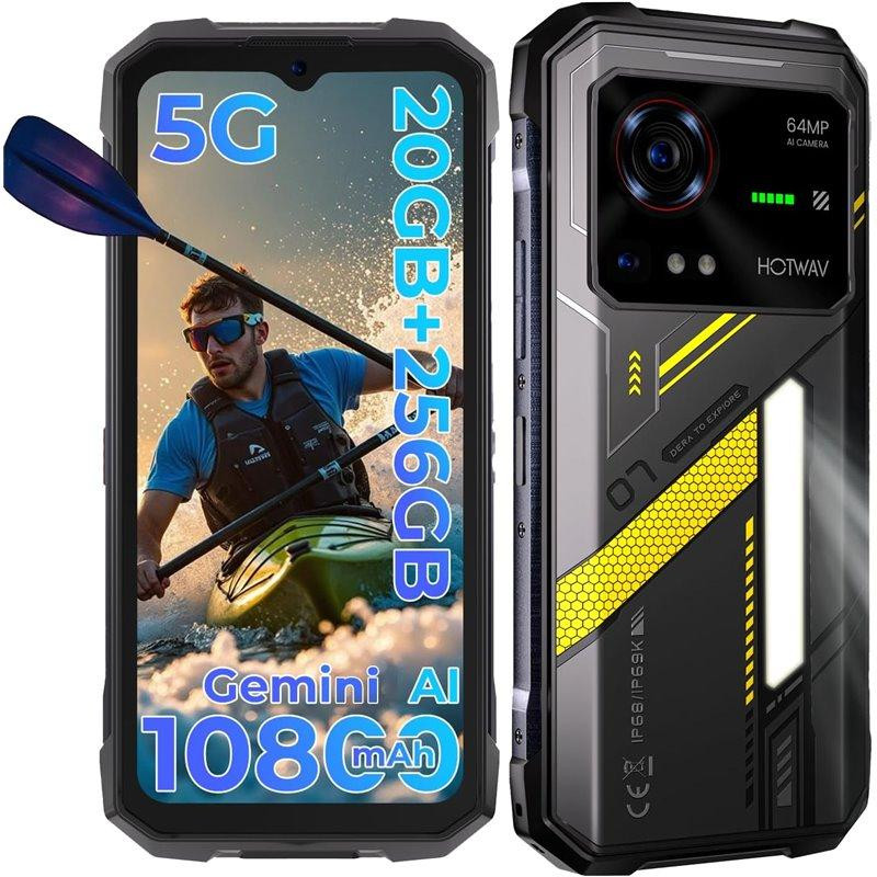 Smartphone Hotwav Hyper 7 5G DS 8/256Go Jaune - HOTWAV - HWHYPER75G256YEL