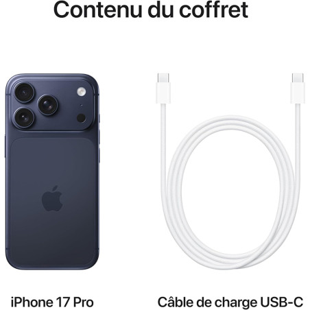iPhone 17 Pro Max 256 Go Bleu intense - APPLE - IPHONE17PM256BLIN
