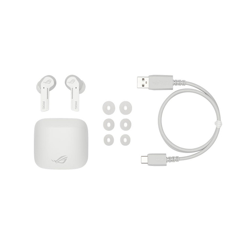 Écouteurs sans fil intra-auriculaires Bluetooth Rog Cetra Blanc - ASUS