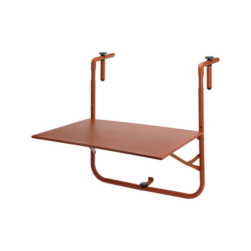 Table de balcon 60x43 cm Terracotta - PROGARDEN