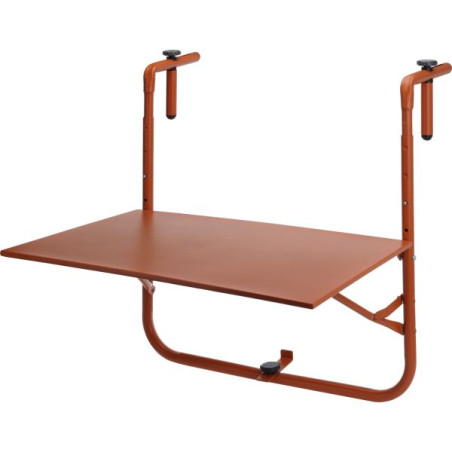 Table de balcon 60x43 cm Terracotta - PROGARDEN