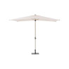 Parasol droit rectangulaire inclinable Loompa 2x3 m Argile/Blé - HESPERIDE