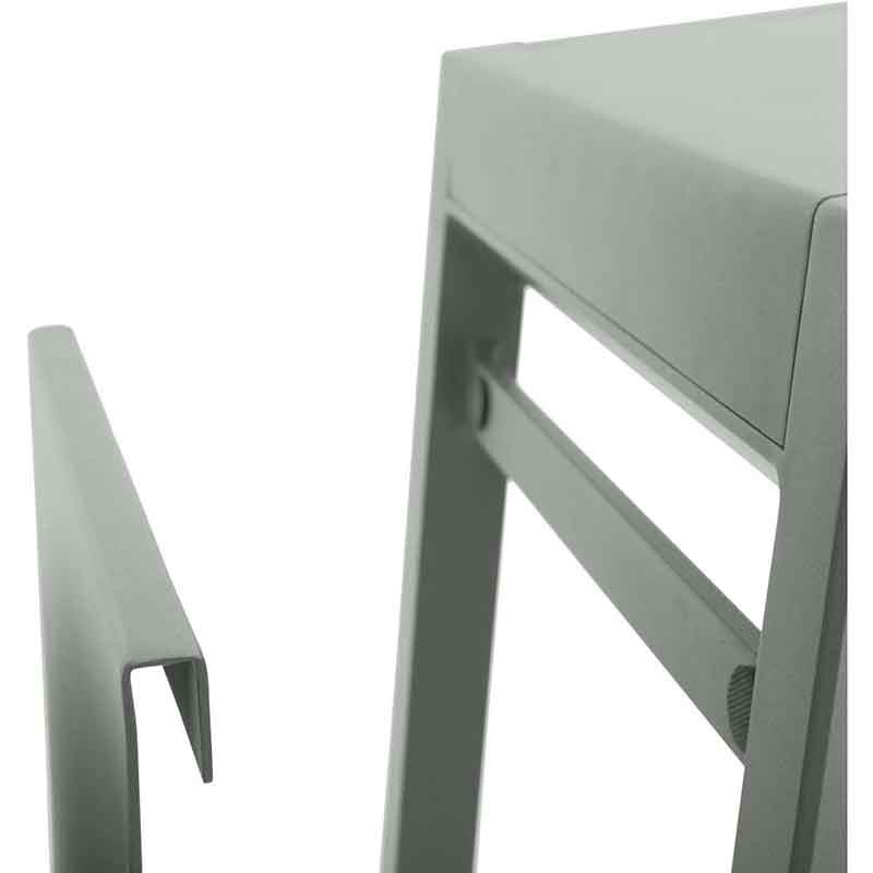 Table d’appoint Allure en aluminium Vert laurier - HESPERIDE