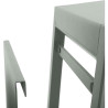 Table d’appoint Allure en aluminium Vert laurier - HESPERIDE