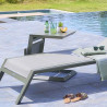 Table d’appoint Allure en aluminium Vert laurier - HESPERIDE
