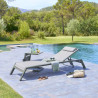 Table d’appoint Allure en aluminium Vert laurier - HESPERIDE