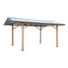 Carport Belize 5x3 m Miel - HESPERIDE
