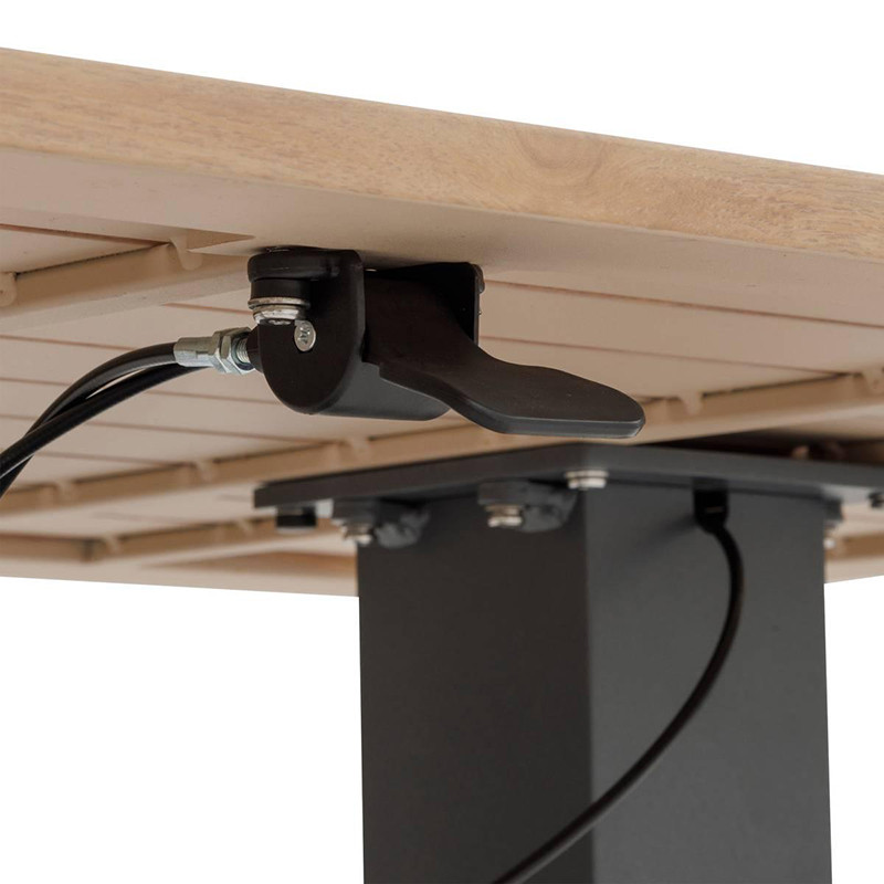 Table de jardin relevable rectangulaire Salimia Argile/Lin - HESPERIDE
