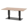 Table de jardin relevable rectangulaire Salimia Argile/Lin - HESPERIDE