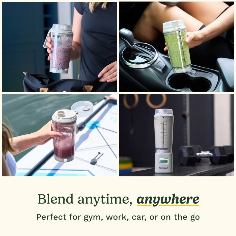 Blender portable Blast &Go 500ml 120W beige - CUISINART - PBL100E