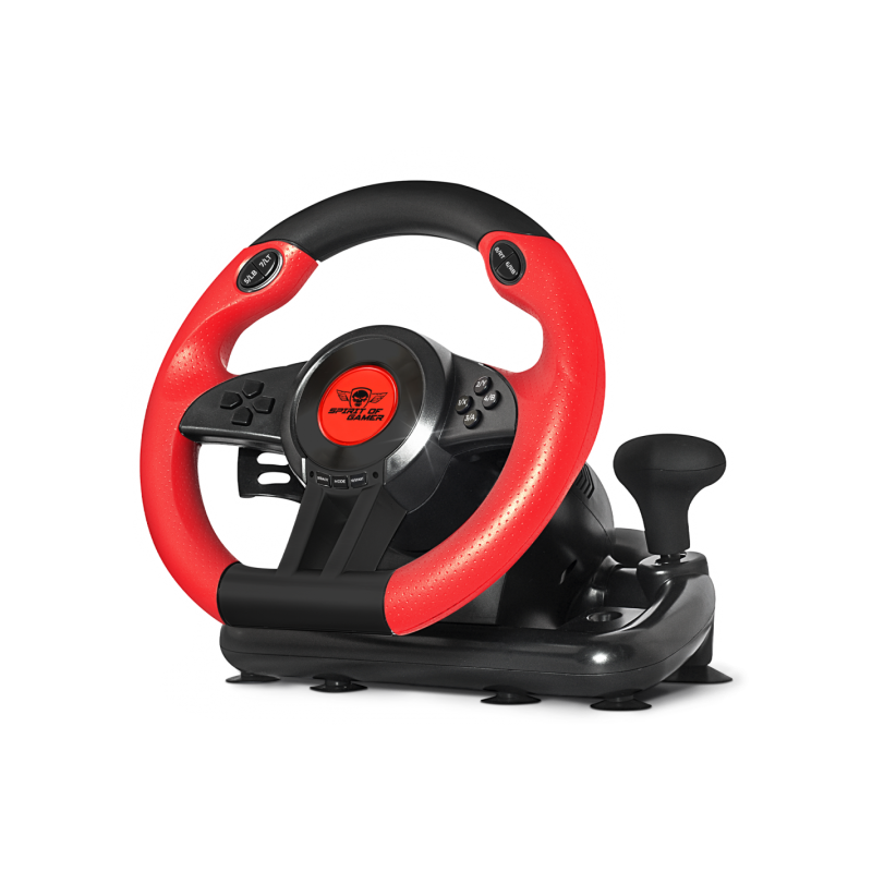 Volant + pédalier Race Wheel Pro 1 - SPIRIT OF GAMER - JVSOG-RWP1SOG