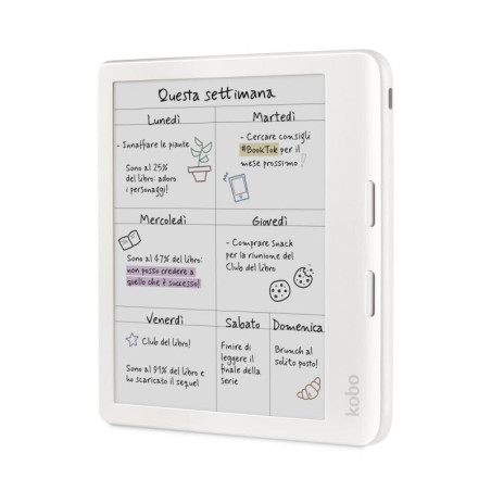 Liseuse numérique Libra Colour 7" blanche - KOBO - TAB_KOBO_N428_C_W