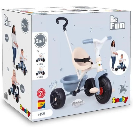 Tricycle Be Fun Bleu SMOBY - Dès 15 mois