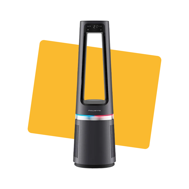 Purificateur d'air Eclipse 3en1 2000W Noir - ROWENTA - QU5072F0