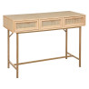 Console 3 tiroirs en cannage RAYO - 110x40x80,5 cm