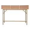 Console 3 tiroirs en cannage RAYO - 110x40x80,5 cm