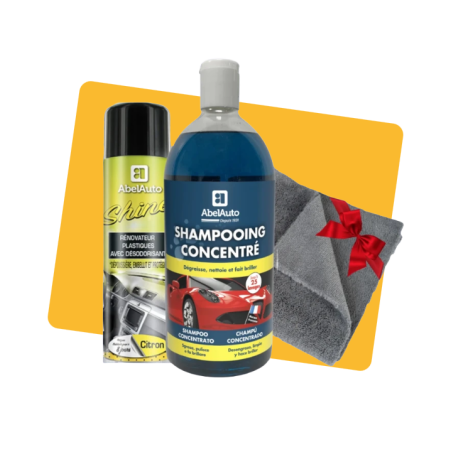 Pack nettoyage Auto + microfibre OFFERTE - ABEL AUTO - ABE004