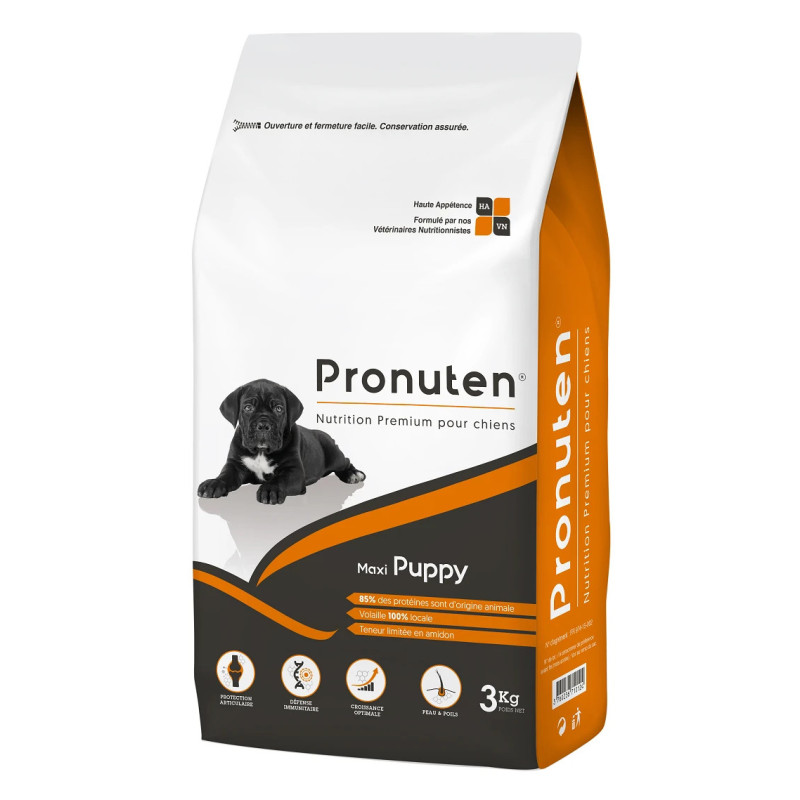 PRONUTEN CHIEN MAXI PUPPY 3 KILOS