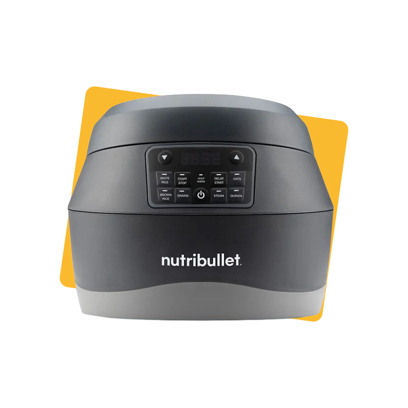 Cuiseur à riz 600W 2,4L Gris anthracite - NUTRIBULLET - NBRC605DG