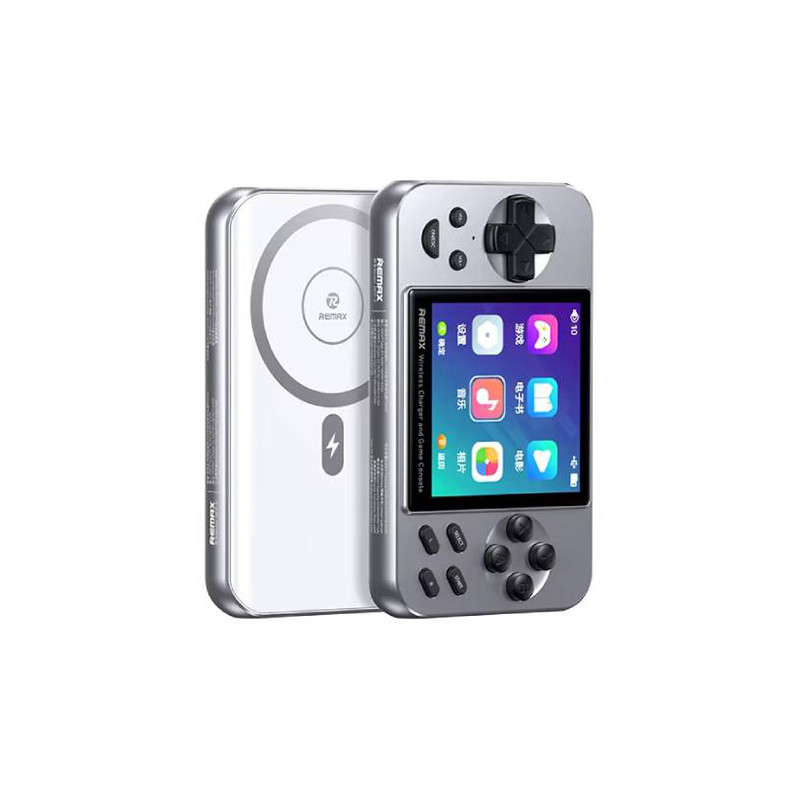 Powerbank et Console Magnétique 5000 mAh Argent - REMAX - REMMCP-6SIL