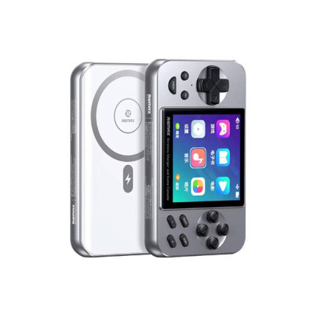 Powerbank et Console Magnétique 5000 mAh Argent - REMAX - REMMCP-6SIL