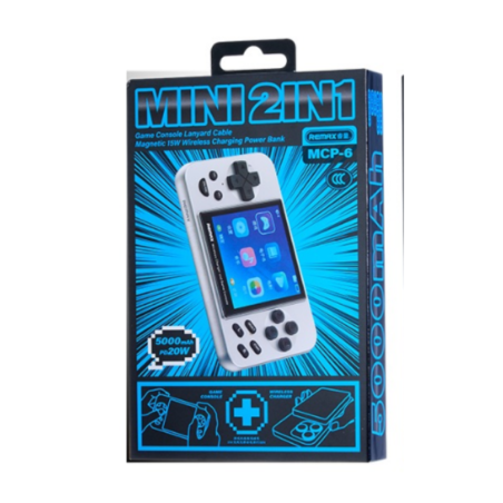 Powerbank et Console Magnétique 5000 mAh Argent - REMAX - REMMCP-6SIL