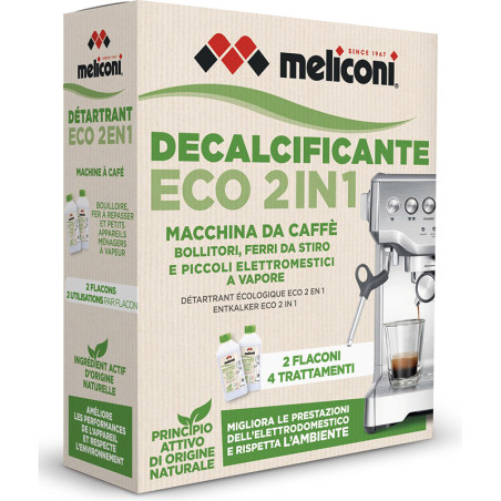 Détartrant machine à café 2x250ml - MELICONI - MEL656163