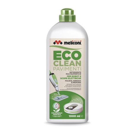 Détergent multi-surfaces pour aspirateurs robots et balais électriques 1L - MELICONI - MEL621029