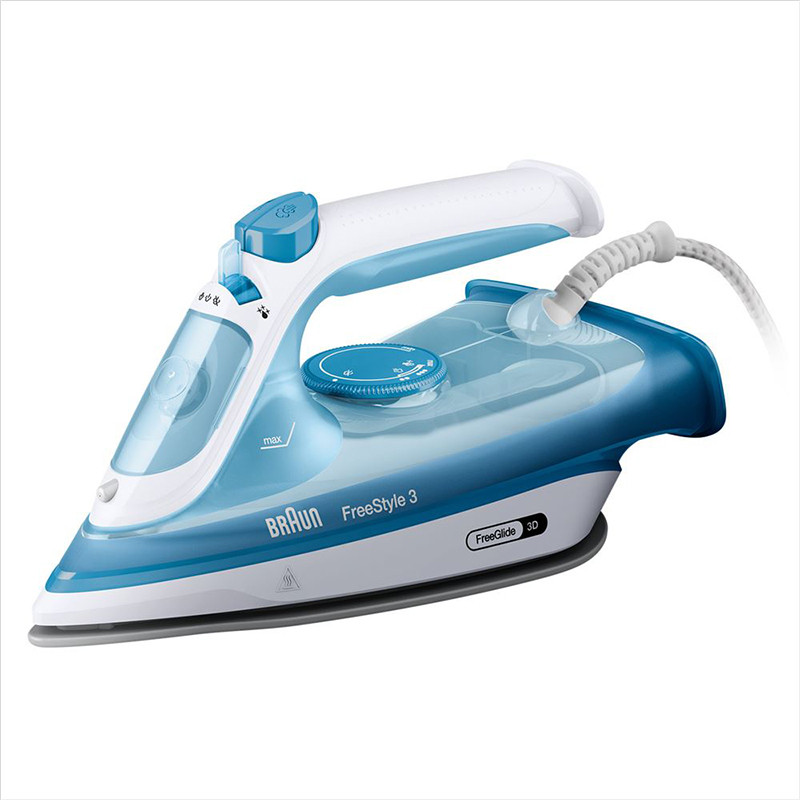 Fer à repasser vapeur FreeStyle 3 2400 W Bleu - BRAUN - FI3144BL