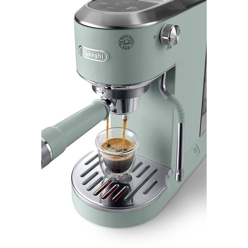 Machine à café expresso Dedica Duo 1450W 15 bars Vert - DELONGHI - EC890.GR